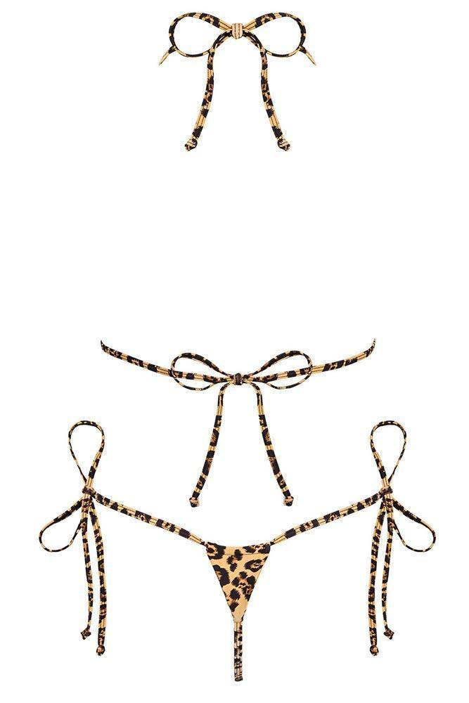 Obsessive - Γυναικείο Micro - Set Μπικίνι Obsessive Bella Vista Wild Λεοπαρ OB5836 - E-string.gr
