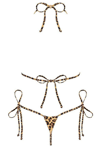 Obsessive - Γυναικείο Micro - Set Μπικίνι Obsessive Bella Vista Wild Λεοπαρ OB5836 - E-string.gr