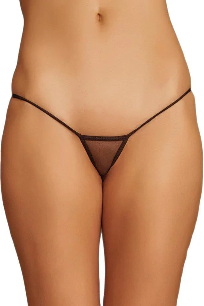 Anais - Εσώρουχο με διαφάνεια - Microthong Anais Μαύρο MS021-Black - E-string.gr