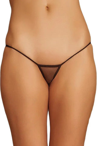 Anais - Εσώρουχο με διαφάνεια - Microthong Anais Μαύρο MS021-Black - E-string.gr