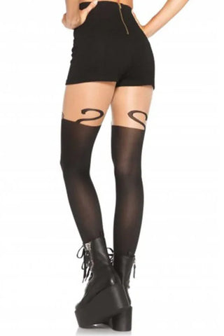 Leg Avenue - Καλσόν - Monkey Business Pantyhose Μαύρο Μπεζ LG7933 - E-string.gr