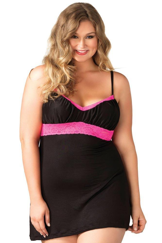 Leg Avenue - PLUS SIZE Νυχτικό - Plussize nightie LG8872 - E-string.gr