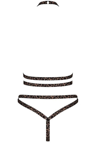 Obsessive - Γυναικείο σετ εσωρούχων - Obsessive Tigrita 2-pcs set Λεοπαρ OB2361 - E-string.gr