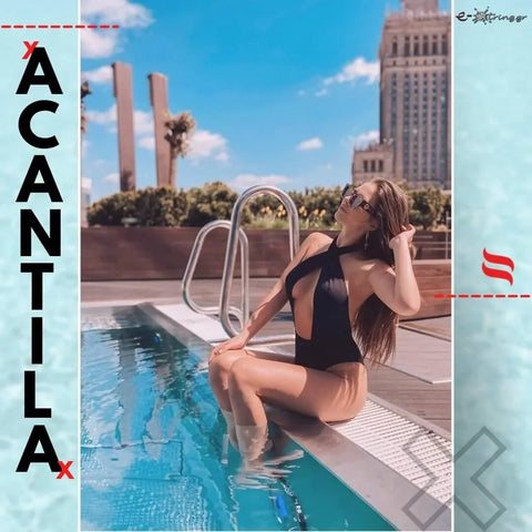 Obsessive - Γυναικείο Μαγιό - Ολόσωμο Obsessive Acantila Μαύρο OB6100 - E-string.gr