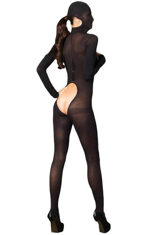 Leg Avenue - Ολόσωμο Καλσόν Αυτοκινήτου - Leg Avenue Μαύρο KI-4011-Black - E-string.gr