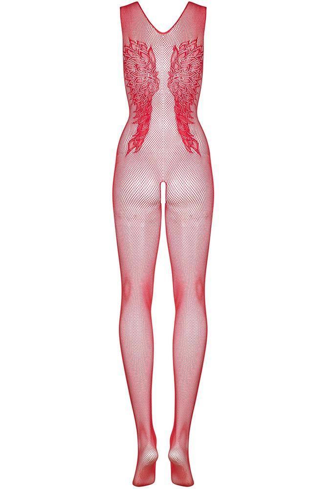 Obsessive - Ολόσωμο καλσόν Αυτοκινήτου - Bodystocking N112 XXL κόκκινο OB3030 - E-string.gr