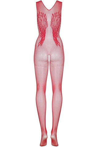 Obsessive - Ολόσωμο καλσόν Αυτοκινήτου - Bodystocking N112 XXL κόκκινο OB3030 - E-string.gr