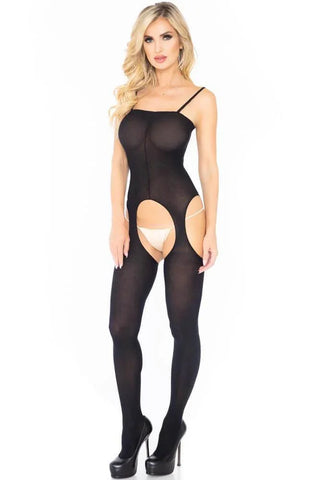 Leg Avenue - Ολόσωμο Καλσόν Αυτοκινήτου - Leg Avenue Μαύρο LG8195-Black - E-string.gr