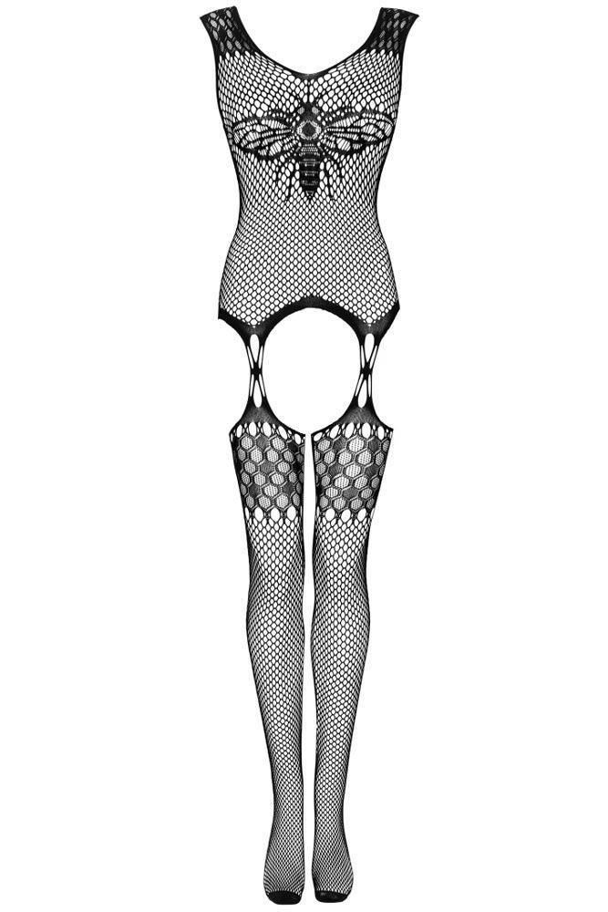 Obsessive - Ολόσωμο καλσόν Αυτοκινήτου - Bodystocking G323 Μαύρο OB6680 - E-string.gr