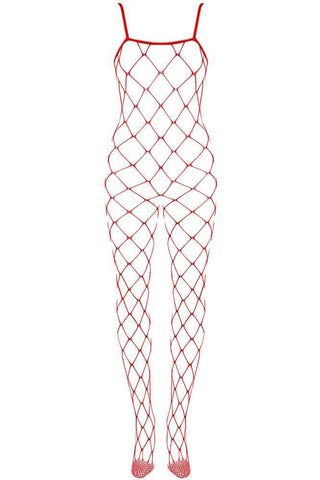 Obsessive - Ολόσωμο καλσόν Αυτοκινήτου - Bodystocking N102 Κόκκινο OB1234 - E-string.gr