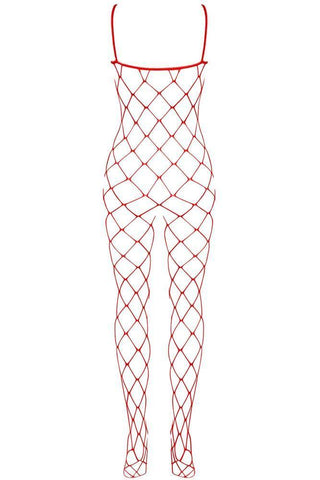 Obsessive - Ολόσωμο καλσόν Αυτοκινήτου - Bodystocking N102 Κόκκινο OB1234 - E-string.gr