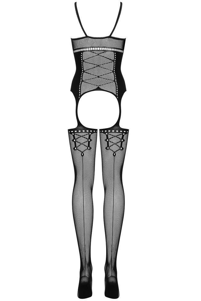 Obsessive - Ολόσωμο καλσόν Αυτοκινήτου - Bodystocking G314 Μαύρο OB2713 - E-string.gr