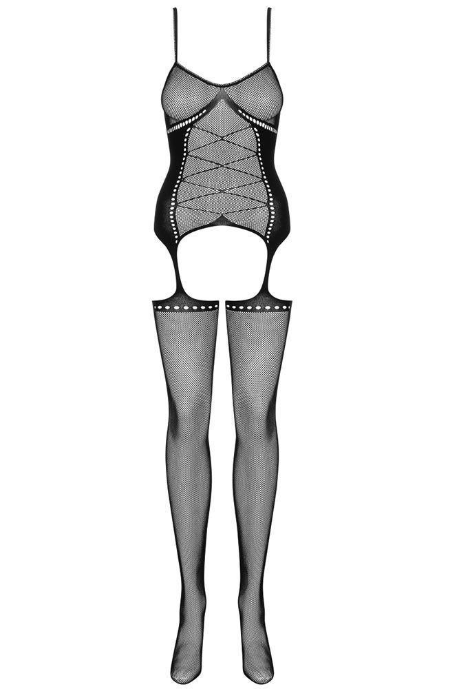 Obsessive - Ολόσωμο καλσόν Αυτοκινήτου - Bodystocking G314 Μαύρο OB2713 - E-string.gr