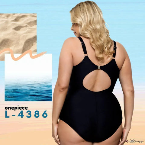 Lorin - Γυναικείο Μαγιό - Ολόσωμο Lorin Μαύρο L-4386 - E-string.gr