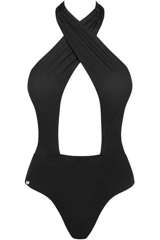 Obsessive - Γυναικείο Μαγιό - Ολόσωμο Obsessive Acantila Μαύρο OB6100 - E-string.gr