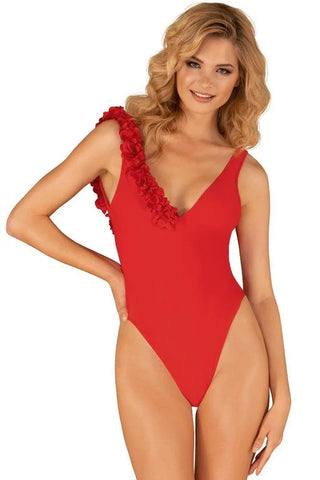 Obsessive - Γυναικείο Μαγιό - Ολόσωμο Obsessive Cubalove Κόκκινο OB6079 - E-string.gr