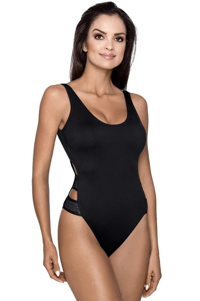 Lorin - Γυναικείο Μαγιό - Ολόσωμο Lorin Μαύρο L-4244 - E-string.gr