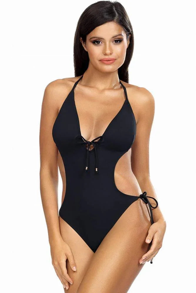 Lorin - Γυναικείο Μαγιό - Ολόσωμο Lorin Μαύρο L-4465 - E-string.gr