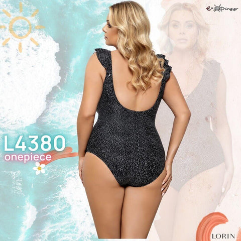 Lorin - Γυναικείο Μαγιό - Ολόσωμο Lorin Μαύρο L-4380 - E-string.gr