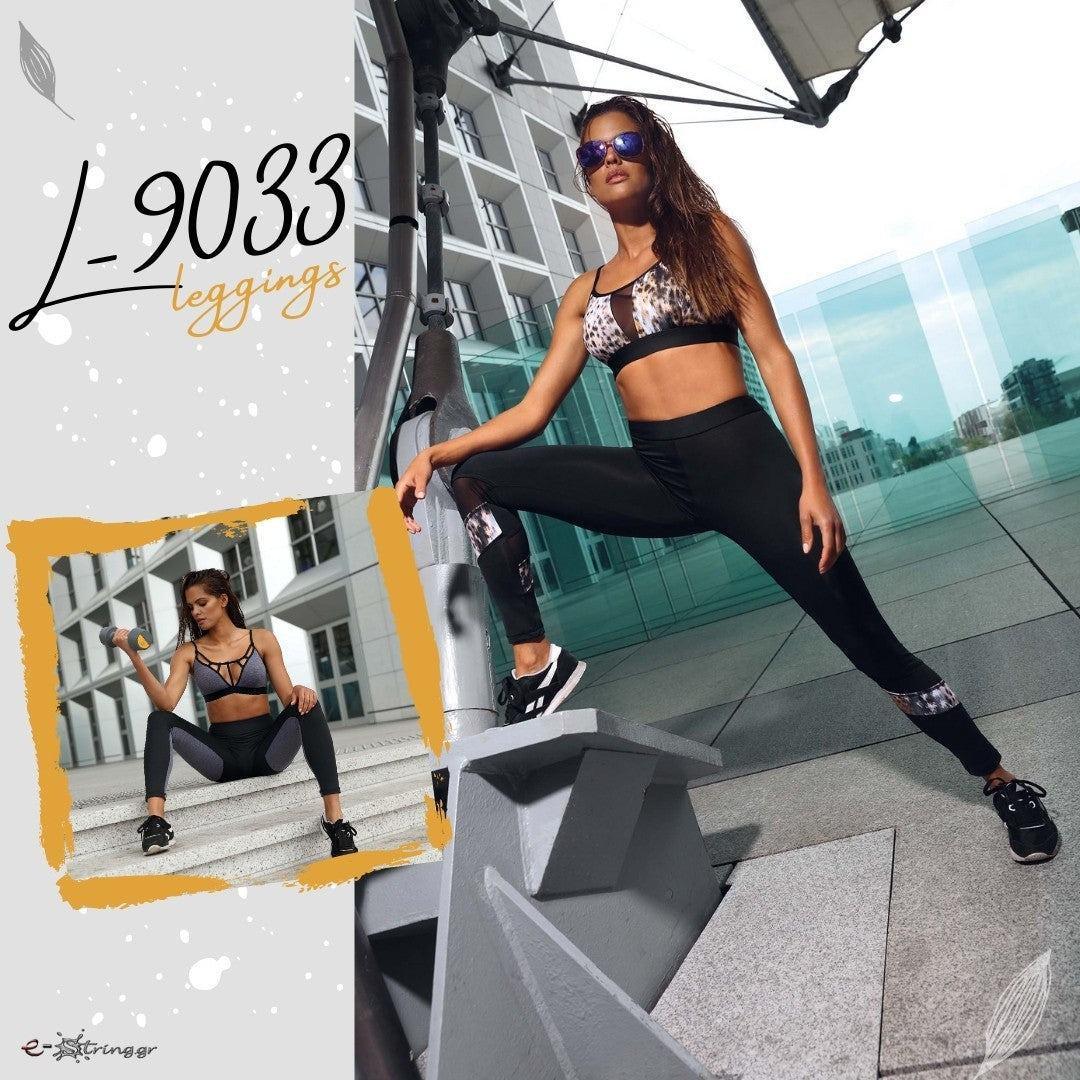 Lorin - Παντελόνι Φόρμας Γυμναστικής - Lorin Μαύρο L-9033 - E-string.gr