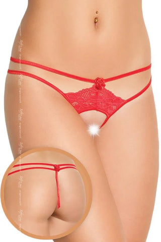 Softland - Γυναικείο εσώρουχο - Red Tail SFL2401-Red - E-string.gr