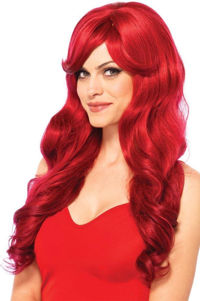 Leg Avenue - Περούκα - Long Wavy Wig Κόκκινη LG-A2722-Red - E-string.gr