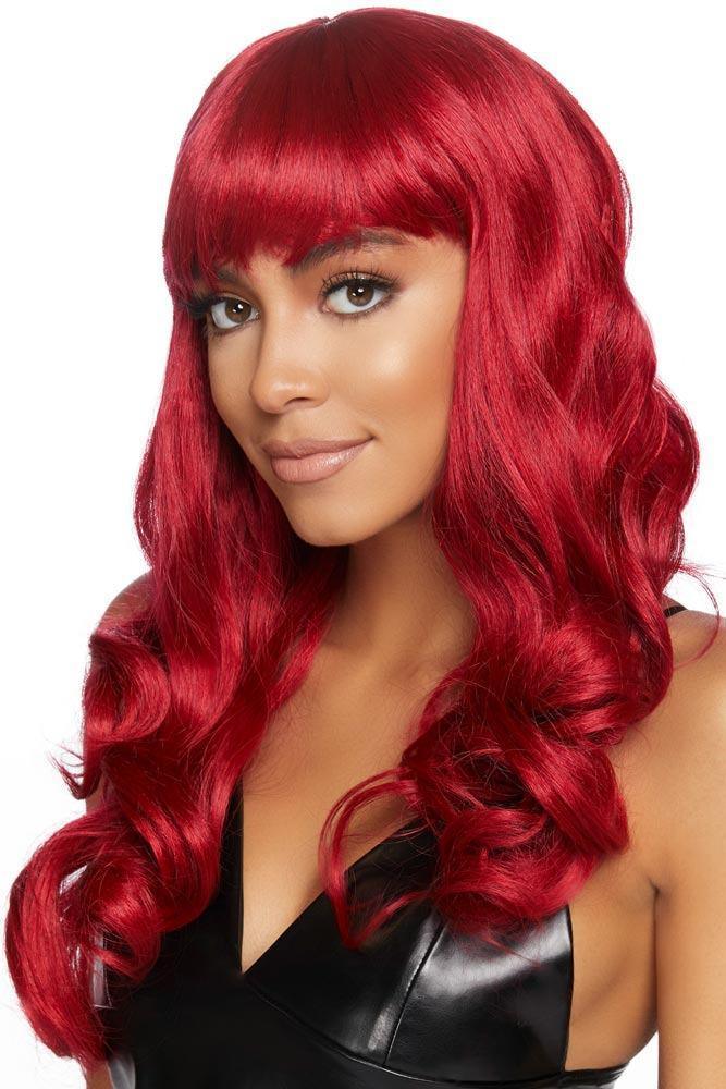 Leg Avenue - Περούκα - Misfit Long Wavy Wig Κόκκινη LG-A2766 - E-string.gr
