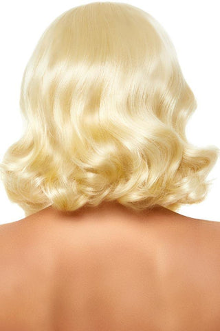 Leg Avenue - Περούκα - Retro bang curly bob wig Ξανθιά LG-A2860-Blond - E-string.gr