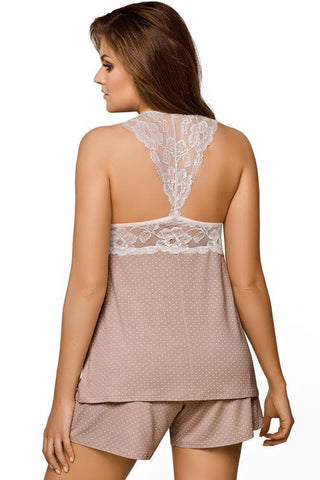 Sensis - Πυτζάμα - Babela Joanna Cappucino Καφέ B-4001 - E-string.gr