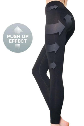 Gatta - Push up Κολάν - Gatta Fitleggins Μαύρο GT-Fitleggins - E-string.gr