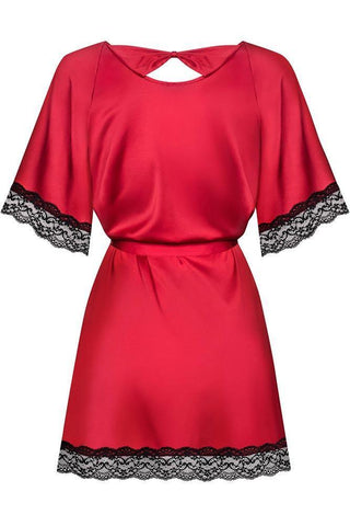 Obsessive - Γυναικεία ρόμπα - Obsessive Sensuelia robe Κόκκινη OB9835 - E-string.gr