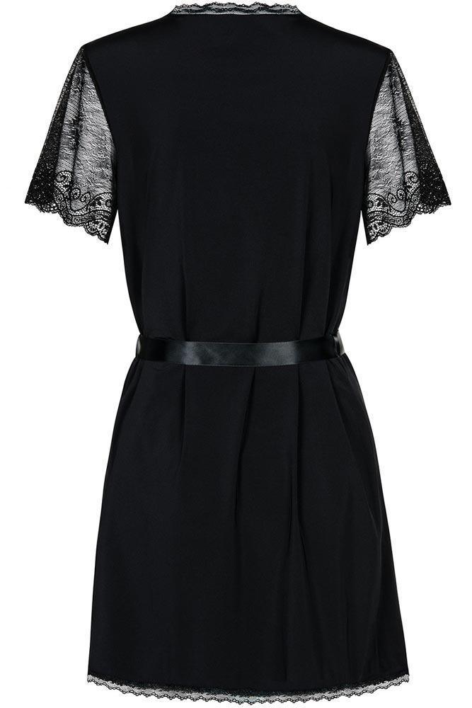 Obsessive - Γυναικεία ρόμπα - Obsessive Miamor robe Plus Size Μαύρη OB9769 - E-string.gr