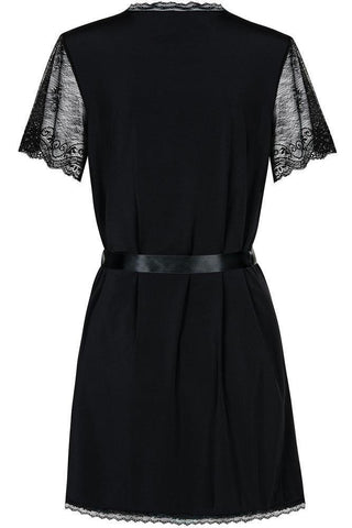 Obsessive - Γυναικεία ρόμπα - Obsessive Miamor robe Plus Size Μαύρη OB9769 - E-string.gr