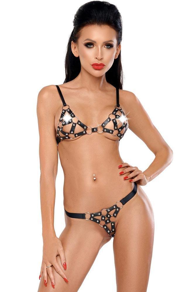 Seduce Me - Γυναικείο Set - Me Seduce Lorna Set Μαύρο MS-Lorna-set - E-string.gr