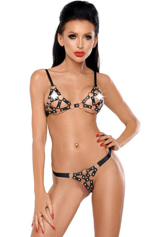 Seduce Me - Γυναικείο Set - Me Seduce Lorna Set Μαύρο MS-Lorna-set - E-string.gr