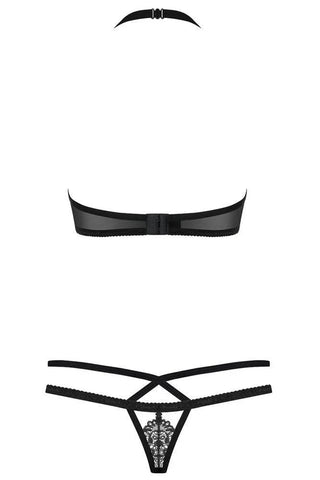 Obsessive - Γυναικείο σετ εσωρούχων - Obsessive 838-Set 2pcs Μαύρο OB2461 - E-string.gr