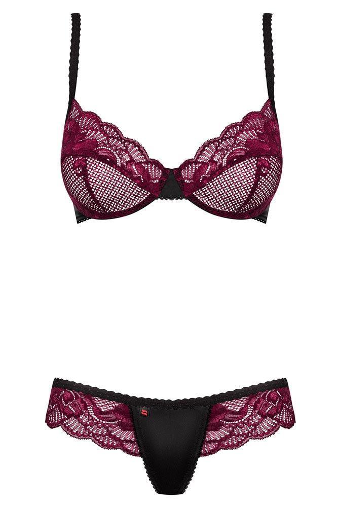 Obsessive - Γυναικείο σετ εσωρούχων - Obsessive 842- set 2 pcs OB5586 - E-string.gr