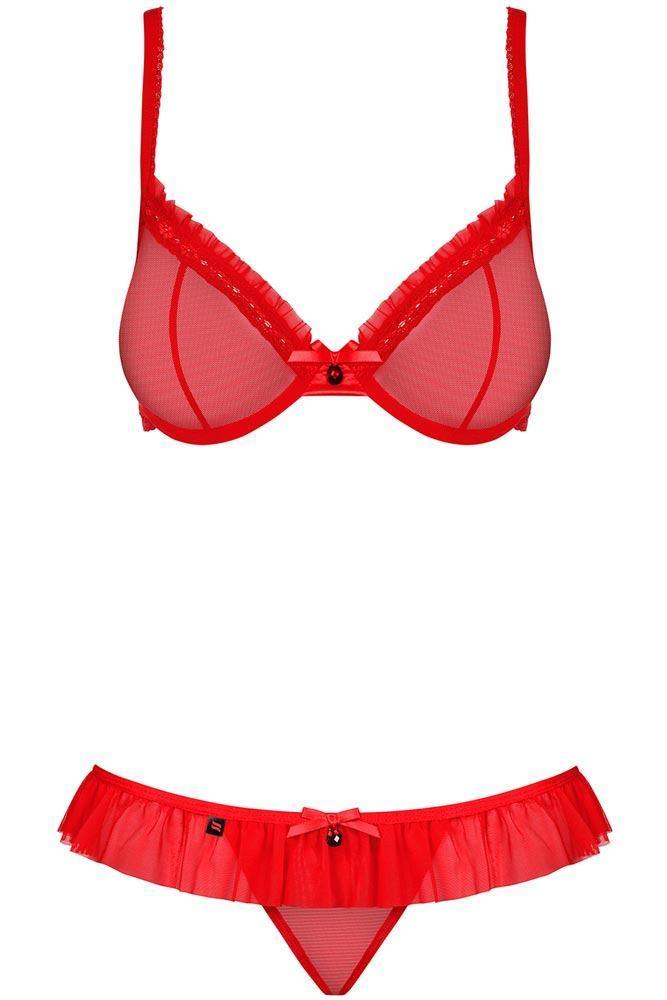 Obsessive - Γυναικείο σετ εσωρούχων - Obsessive 827- set 2 pcs OB6125 - E-string.gr