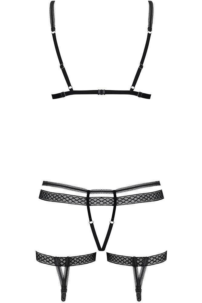 Obsessive - Γυναικείο σετ εσωρούχων- Obsessive 855 Set OB8280 - E-string.gr
