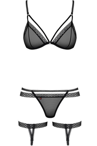 Obsessive - Γυναικείο σετ εσωρούχων- Obsessive 855 Set OB8280 - E-string.gr