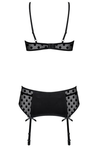 Obsessive - Γυναικείο σετ εσωρούχων- Obsessive Dotina set 3pcs OB2455 - E-string.gr
