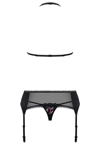 Obsessive - Γυναικείο σετ εσωρούχων- Obsessive Floweria Set OB1762 - E-string.gr