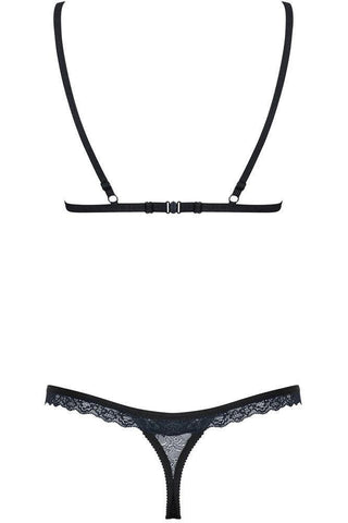 Obsessive - Γυναικείο σετ εσωρούχων - Obsessive 866- set 2 pcs Μαύρο OB9546 - E-string.gr