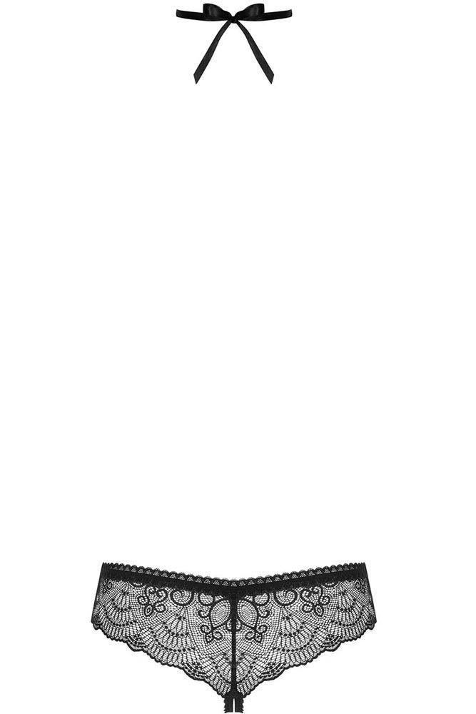 Obsessive - Γυναικείο σετ εσωρούχων - Obsessive Firella 2 pcs set Μαύρο OB8166 - E-string.gr