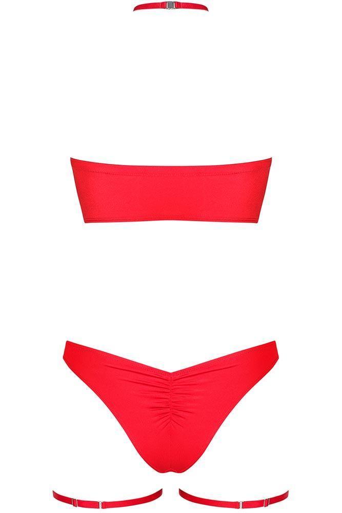 Obsessive - Γυναικείο Σετ εσώρουχα - Obsessive Kissmas Set Κόκκινο OB8968 - E-string.gr