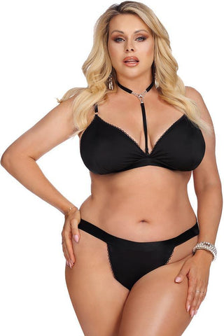 Anais - PLUS SIZE Set Bikini - AS Laura Bikini Set Μαύρο AS10051 - E-string.gr