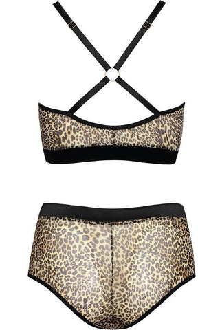 Anais - PLUS SIZE Set - AS Marciana Set Λεοπαρ AS10052 - E-string.gr