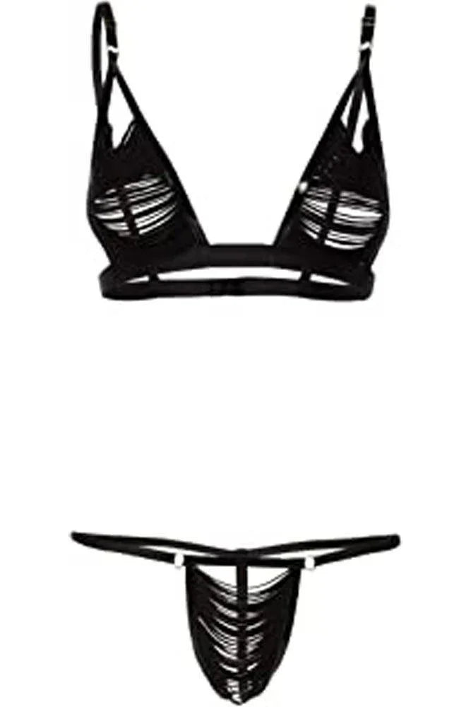Seduce Me - Γυναικείο Set - Me Seduce Samantha Set Μαύρο MS-Samantha-Set - E-string.gr