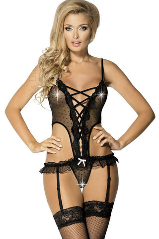 Lets Duck - Σετ εσωρούχων - Lets Duck Shivers LD91-Black - E-string.gr