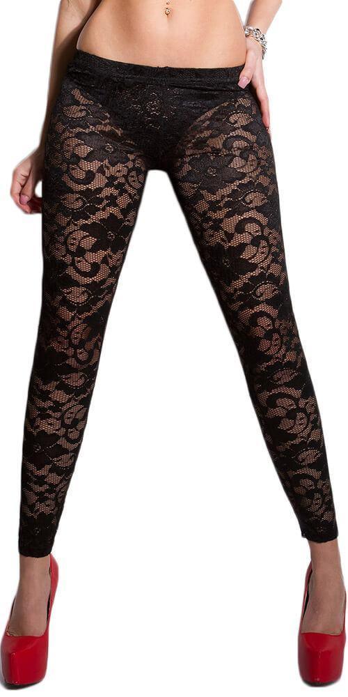 KouCla - Sexy collant - with lace LE19221 - E-string.gr